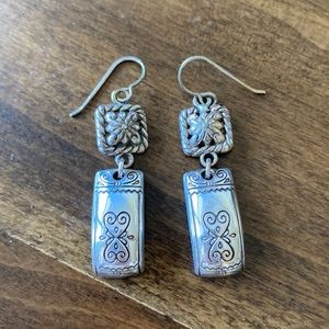 Brighton Deco Heart Drop Earrings